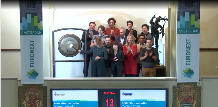 Opening of EuroNext stock exchange